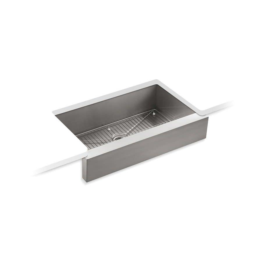 Vault™ Single Bowl Kitchen Sink, Under Mount, 35-1/2 x 21-1/4 in, 9 in Bowl Depth, 18 ga Satin Steel, Stainless - xopy4lv0vlkh2hs4tb0x_800x500@2x.jpg