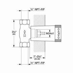 Concealed Stop Valve, 1/2 in, NPT, Brass Body, Rough Brass - xpxcki9erltxfo4kcg_x500.jpg