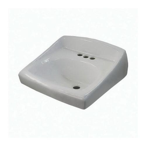 BASYS® Wall Mount Lavatory Sink, ADA, 20-3/4 x 18-1/4 x 12-1/4 in, Vitreous China, White - xtrlv1gophgioqdf1zkx_x500.jpg