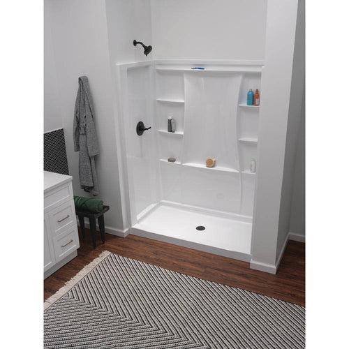 Classic 500 60 in. L x 30 in. W Alcove Shower Pan Base with Center Drain in High Gloss White - xvd7ioarzwzduacegtd7_x500.jpg