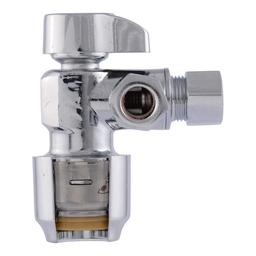 Max 1/2 in. Push-to-Connect x 3/8 in. O.D. Compression x 3/8 in. O.D. Compression Quarter-Turn Angle Dual Stop Valve - xvg5t5iqz07ojhquwizo_x500.jpg