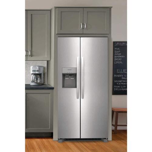 33 in. 22.3 cu. ft. Side by Side Refrigerator in Stainless Steel, Standard Depth - xvnlqkhqadn6ilygydg4_x500.jpg