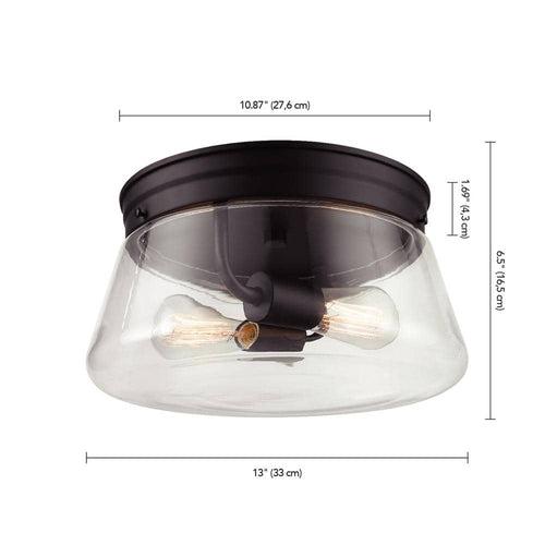 Aleyna 2-Light Matte Black Outdoor/Indoor Flush Mount Light with Clear Glass Shade - xwca6e7bgd4i9jxyc0hm_x500.jpg