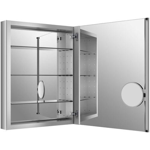 Verdera Collection 24" x 30" Mirrored Medicine Cabinet with Adjustable Magnifying Mirror and Slow Close Door - y01cnzbokhbfihesz8cc_x500.jpg