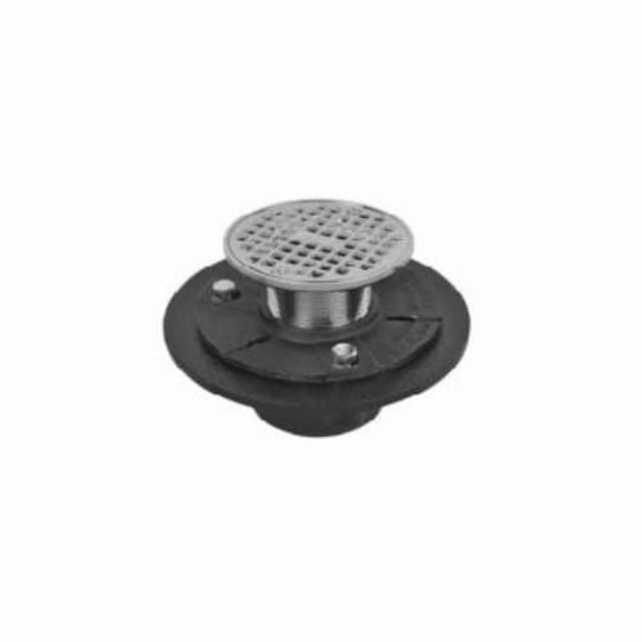 Adjustable Shower Drain, 2 in, No Hub, Cast Iron Drain, Polished Chrome - y0snhujtsjlv7wfzrga0_800x500@2x.jpg