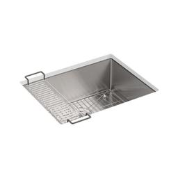 Strive™ Single Bowl Kitchen Sink, Under Mount, 24 x 18-1/4 in, 9-5/16 in Bowl Depth, 16 ga Satin Steel, Stainless - y2zlxrrsmzo4372hwyos_800x500@2x.jpg