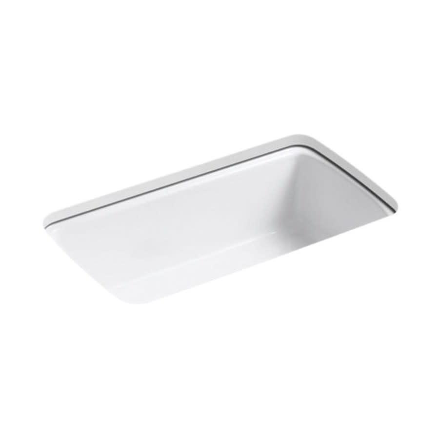 Cape Dory® Single Bowl Kitchen Sink, Under Mount, 33 x 22 in, 9-5/8 in Bowl Depth, 5-Hole, Cast Iron, White - yazpnkgdqiwkdgrh1l4z_800x500@2x.jpg