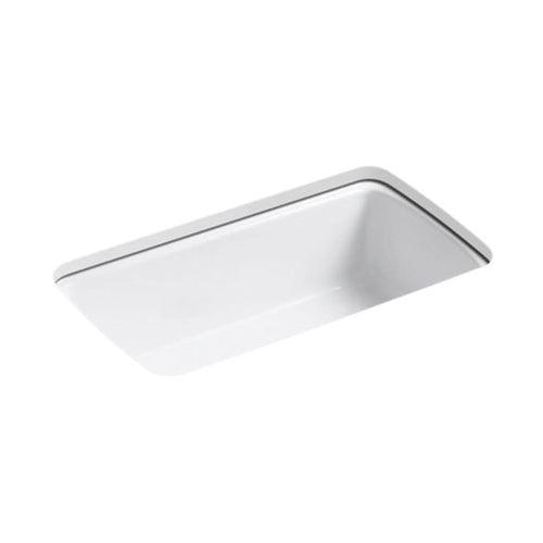 Cape Dory® Single Bowl Kitchen Sink, Under Mount, 33 x 22 in, 9-5/8 in Bowl Depth, 5-Hole, Cast Iron, White - yazpnkgdqiwkdgrh1l4z_x500.jpg