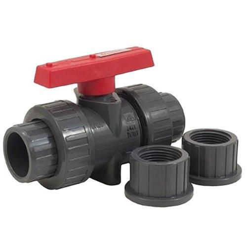 1-Piece Ball Valve, 1/2 in, Union FNPT or Socket, Full Port, PVC Ball, PVC - yc0dvcbbzoj59rpukfg2_x500.jpg