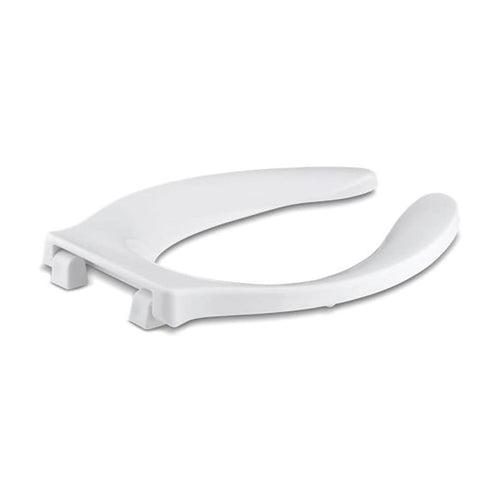 Stronghold® Toilet Seat, Elongated Bowl, Open Front, Less Cover, Plastic, White - yd9puij68krwgfgwcp48_x500.jpg