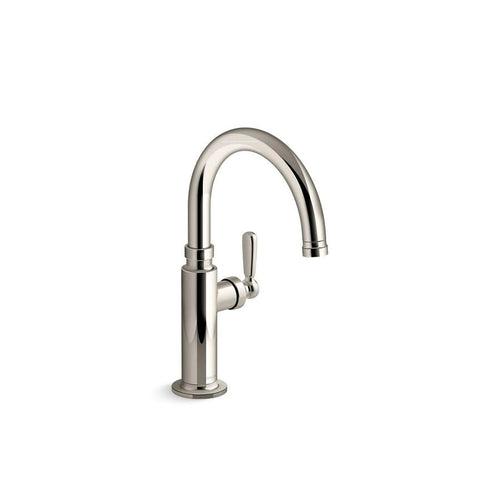 Edalyn™ by Studio McGee Bar Faucet, Deck Mount, 1 Lever Handle, 1-Hole, Vibrant Polished Nickel - ydeovtqlij9yierkuxc2_x500.jpg