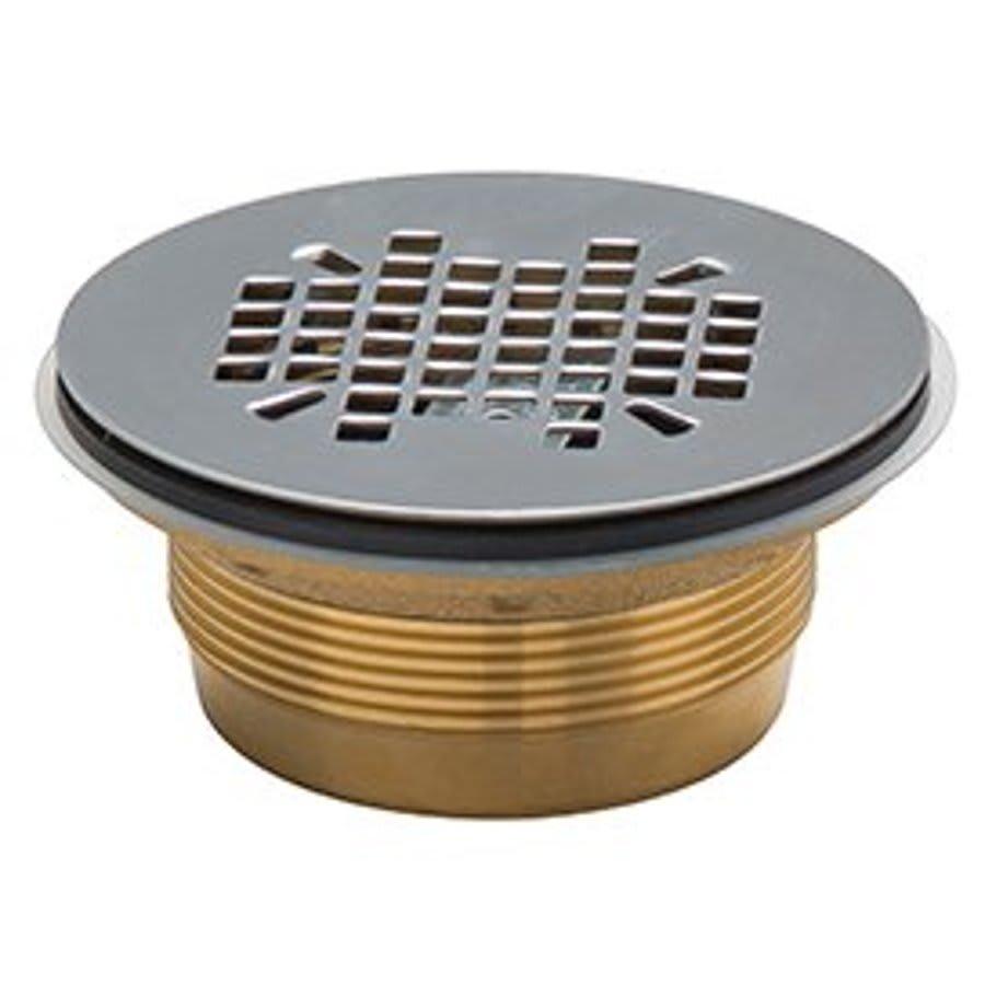 Shower Module Drain, 2 in, No Caulk, 4-1/4 in, Grid, Cast Brass Drain, Stainless Steel - yelv1mwbd57uekyjdw1q_800x500@2x.jpg