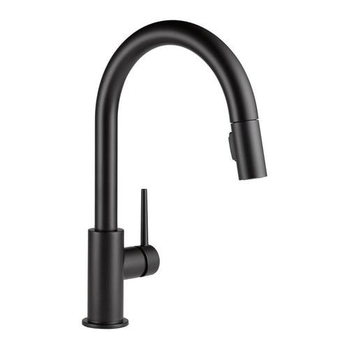 Trinsic® Kitchen Faucet, Deck Mount, ADA, 1 Lever Handle, 1-Hole, Matte Black - yhumpjifgaygt1h7zk5f_x500.jpg