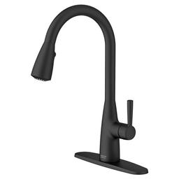 Fairbury 2S Single-Handle Pull-Down Sprayer Kitchen Faucet in Matte Black - yikowdatll2ejipvh5au_x500.jpg