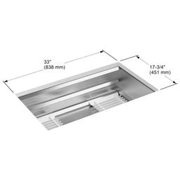 Prolific 33" Workstation Single Basin Undermount Kitchen Sink with Silent Shield Technology and Accessories Included - yl7dbom1n2or5fpxlkgx_x500.jpg