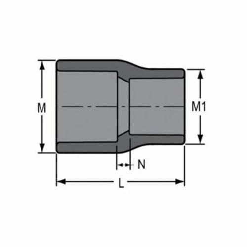 Reducer Coupling, 3/4 x 1/2 in, Socket, SCH 80/XH, PVC - ylrk41wwk8oerbv7azzc_x500.jpg