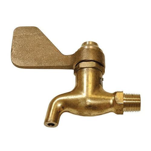 Self-Closing Plain End Hose Bibb Faucet With Extended Lever Handle, 1/2 in, NPT, Solid Brass - yltj0bbc6pkyjhy4l3aw_x500.jpg