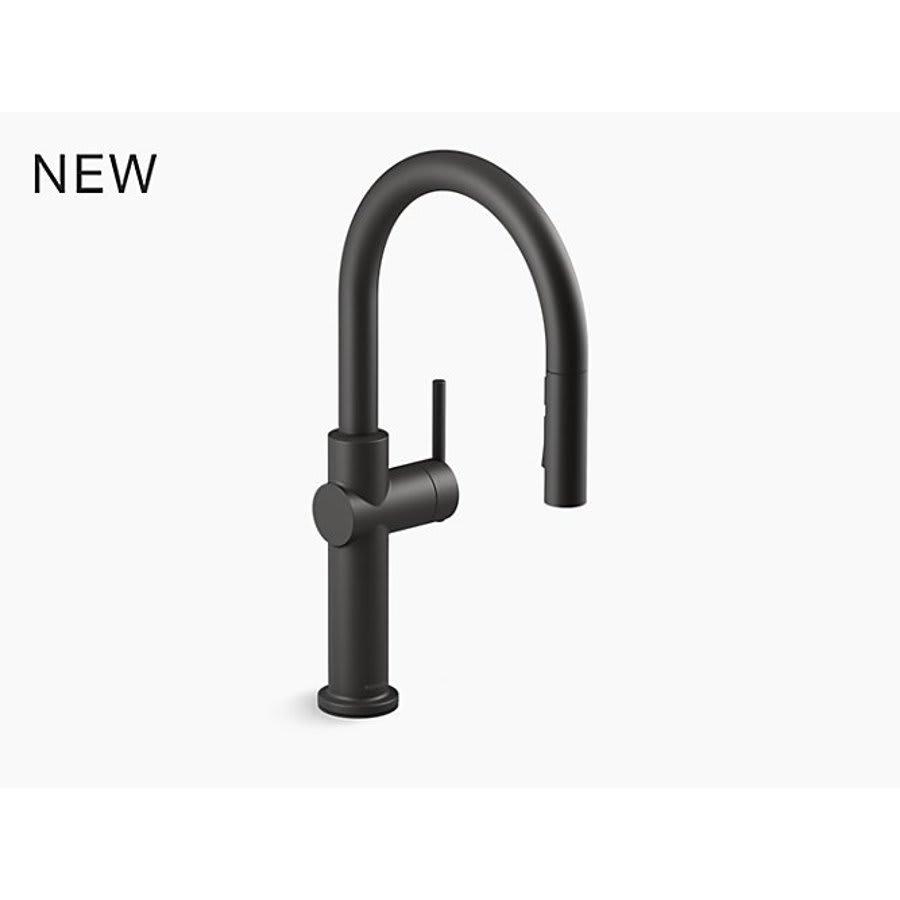 Crue™ Kitchen Faucet, Deck Mount, ADA, 1 Lever Handle, 1 or 3-Hole, Matte Black - yoje5ezo610m1f0f7sbg_800x500@2x.jpg