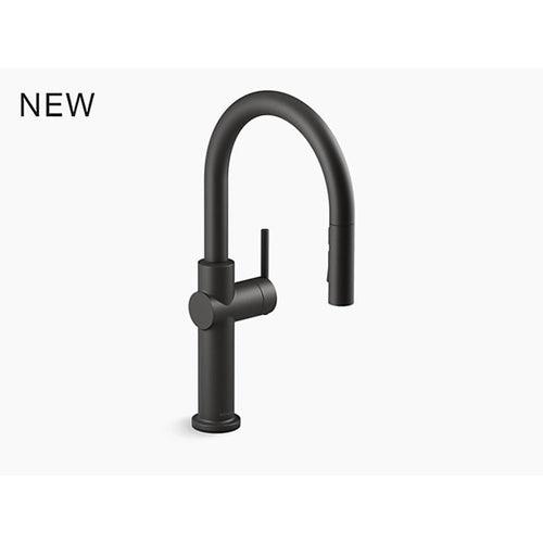 Crue™ Kitchen Faucet, Deck Mount, ADA, 1 Lever Handle, 1 or 3-Hole, Matte Black - yoje5ezo610m1f0f7sbg_x500.jpg