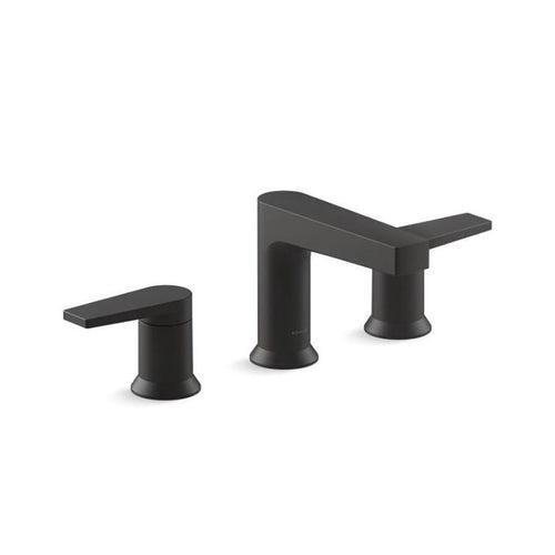 Taut™ Widespread Lavatory Faucet, ADA, 2 Handle, 3-Hole, 1.2 gpm, Matte Black - yowufw99ovg2d4hoxi4c_x500.jpg