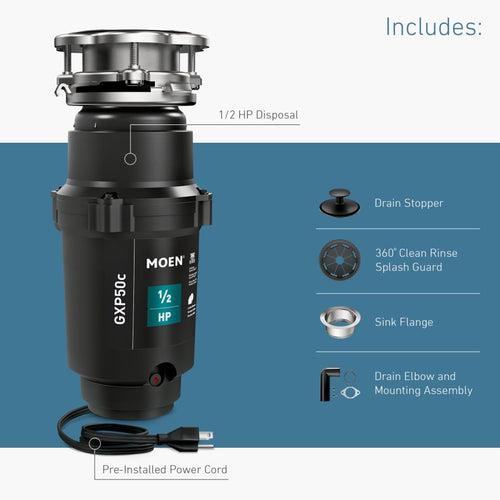 GX Pro 1/2 HP Continuous Garbage Disposal with a Vortex Motor and Power cord included. - ypmpjy7hvlggpvvuscfk_x500.jpg