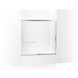 Elate 56-3/4" High x 59-5/8" Wide Sliding Semi Frameless Tub Door with Clear Glass - yspm006hzmxkbs7ovhim_800x500@2x.jpg