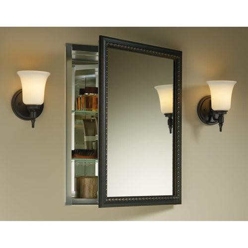 20" x 26" Single Door Reversible Hinge Framed Mirrored Medicine Cabinet with Oil Rubbed Bronze Finish - z1paxrl7eldvtocw2hzb_x500.jpg