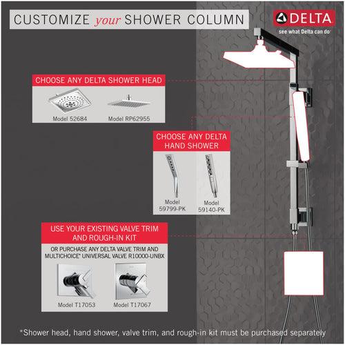 Emerge 26" Angular Shower Column with Hose and Integrated Diverter - Less Shower Head and Hand Shower - z2zrv3pnobfh3qnaz9pf_x500.jpg