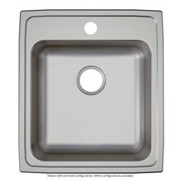 Lustertone™ Classic Single Bowl Kitchen Sink, Top Mount, ADA, 19-1/2 x 22 in, 5-3/8 in Bowl Depth, 3-Hole, 18 ga Lustrous Satin Steel, Stainless - zano8e0bm5pntflsjw0s_x500.jpg