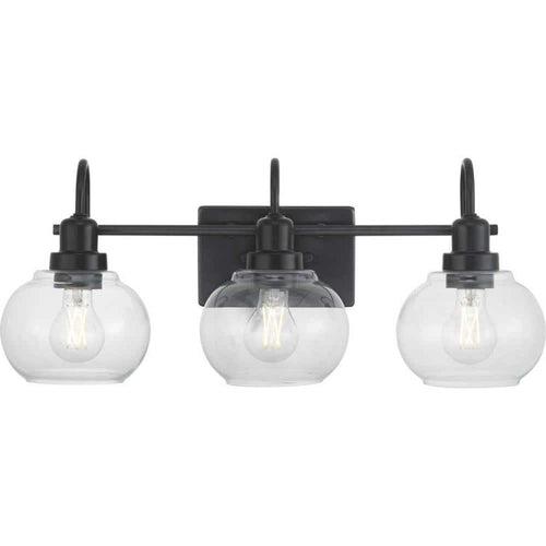 Halyn 23 in. 3-Light Matte Black Bathroom Vanity Light with Clear Glass Shades - zczj9gawebdwreymla2n_x500.jpg