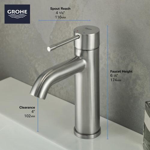 Essence 1.2 GPM Single Hole Bathroom Faucet with Pop-Up Drain Assembly, StarLight, SilkMove, and EcoJoy Technology - zgb3qu0fykchgve6ghsu_x500.jpg