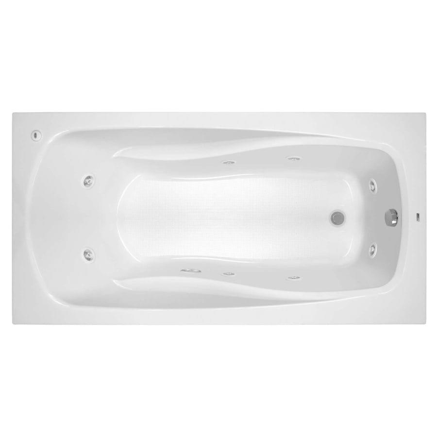 Lansford 72" x 36" Whirlpool Bathtub with 8 Hydro Jets and EasyCare Acrylic - Drop In or Alcove Installation - ziceixfpgnhcwladeeyl_800x500@2x.jpg