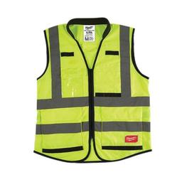 Performance Safety Vest, L/XL, Hi-Viz Yellow, Polyester, Hook and Loop/Zipper Closure, 15 Pockets, ANSI Class Class 2, ANSI/ISEA 107-15 Type R - zkduvlewwe85vfnovo7w_800x500@2x.jpg