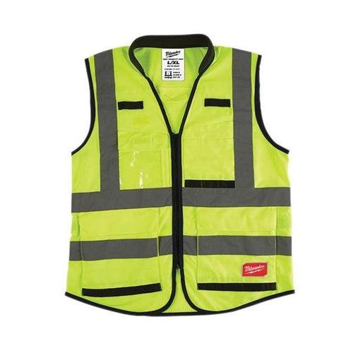 Performance Safety Vest, L/XL, Hi-Viz Yellow, Polyester, Hook and Loop/Zipper Closure, 15 Pockets, ANSI Class Class 2, ANSI/ISEA 107-15 Type R - zkduvlewwe85vfnovo7w_x500.jpg