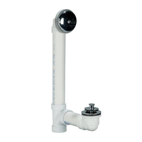 Bath Drain Full Kit, Push & Lift, PVC, Polished Chrome - zmau2izdkd4gzwwlbwat_x500.jpg