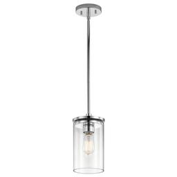 Crosby Single Light 6" Wide Mini Pendant with Clear Glass Shade - zmejghj9dxs2dridr9yr_x500.jpg