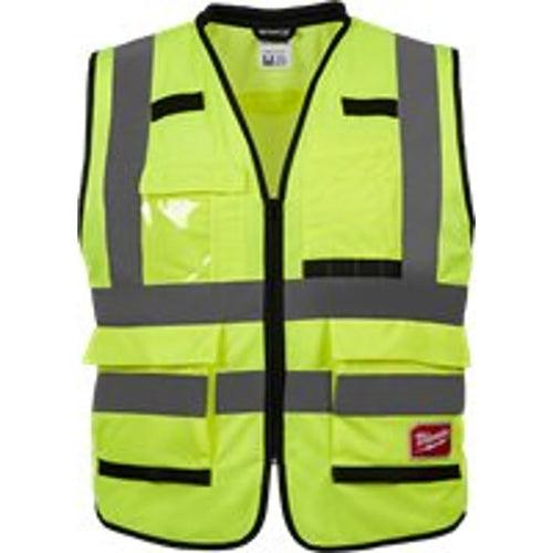 Performance Safety Vest, L/XL, Hi-Viz Yellow, Polyester, Hook and Loop/Zipper Closure, 15 Pockets, ANSI Class Class 2, ANSI/ISEA 107-15 Type R - zmi7j5vge8afe3wwhctw_x500.jpg