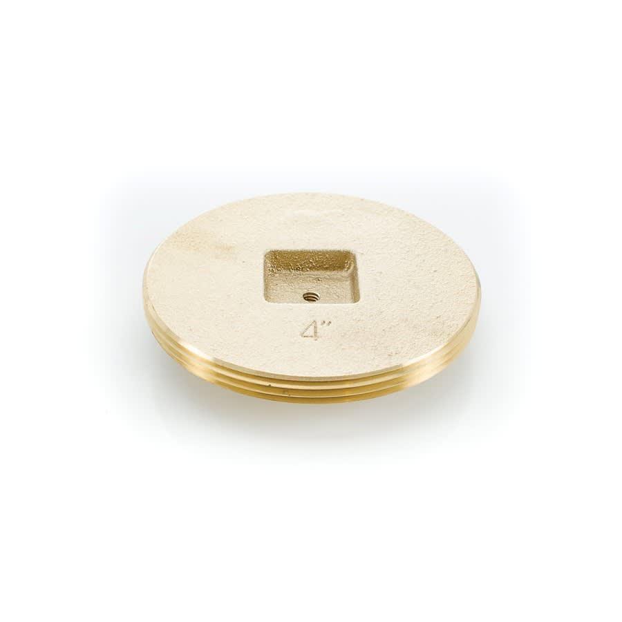 Countersunk Square Tapped Cleanout Plug, 4 in, 1/4-20, Brass - znlx8nom51b2zppemflb_800x500@2x.jpg