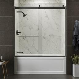 Levity 62" High x 59-5/8" Wide Bypass Frameless Tub Door with Clear Glass - zowuqysgqiwnboefqvyt_x500.jpg