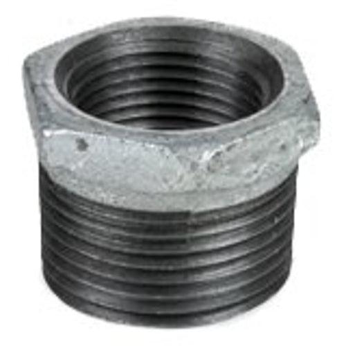 Hex Head Bushing, 1-1/2 x 1/2 in, MNPT x FNPT, 150 lb, Malleable Iron, Galvanized, Domestic - zqjcqtcp9pib1pz1rysw_x500.jpg