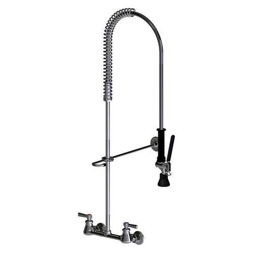 Kitchen Faucet, Wall Mount, 2 Lever Handle, 2-Hole, Polished Chrome - zrgcwikejaplobx1885p_x500.jpg