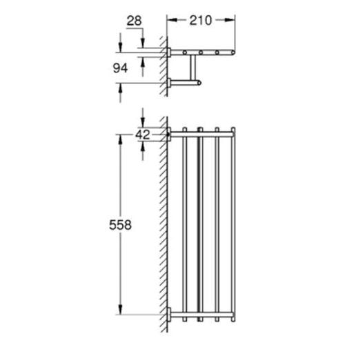 Essentials Cube 22" Towel Rack with Integrated Towel Bar - zsixi3iuxawyyodwonzn_x500.jpg