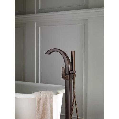 Voss Floor Mounted Tub Filler with Riser and Built-In Diverter - Includes Hand Shower - ztsypdlchgmziw8oofab_x500.jpg