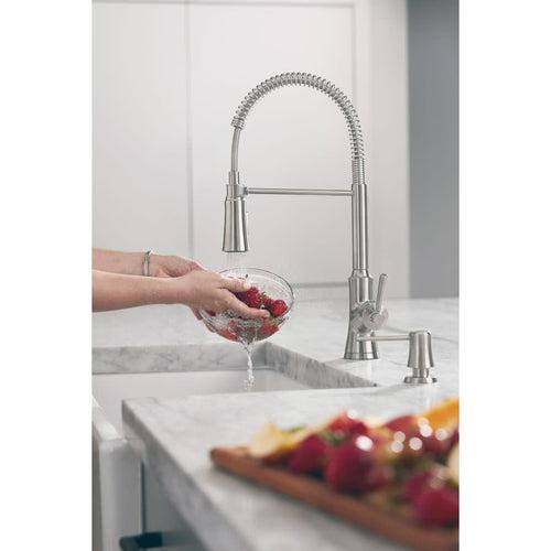 Joleena 1.75 GPM Pre-Rinse Kitchen Faucet Semi-Pro Spout with Magnetic Docking & Toggle Spray Diverter - Limited Lifetime Warranty - zvlkohcm3efkmhh2rc2q_x500.jpg