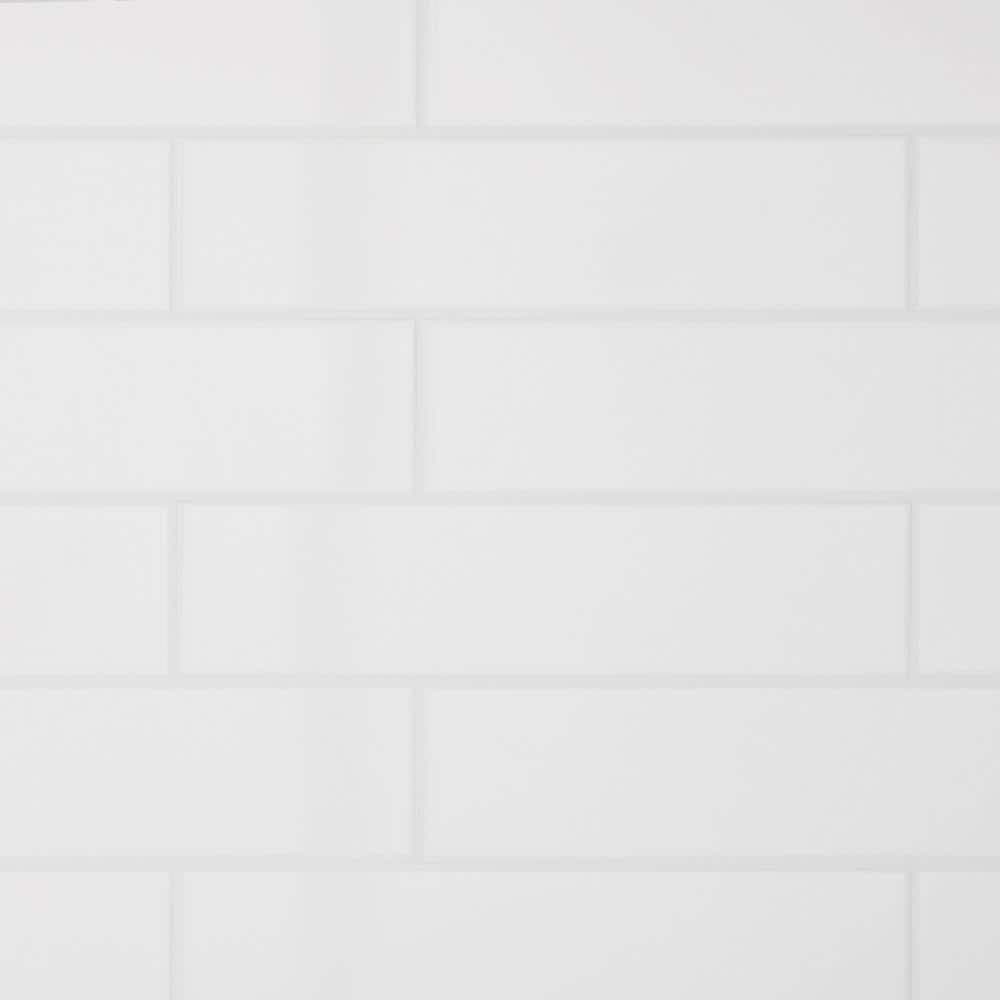 Restore 3 in. x 12 in. Ceramic Bright White Subway Tile (12 sq. ft./Case)