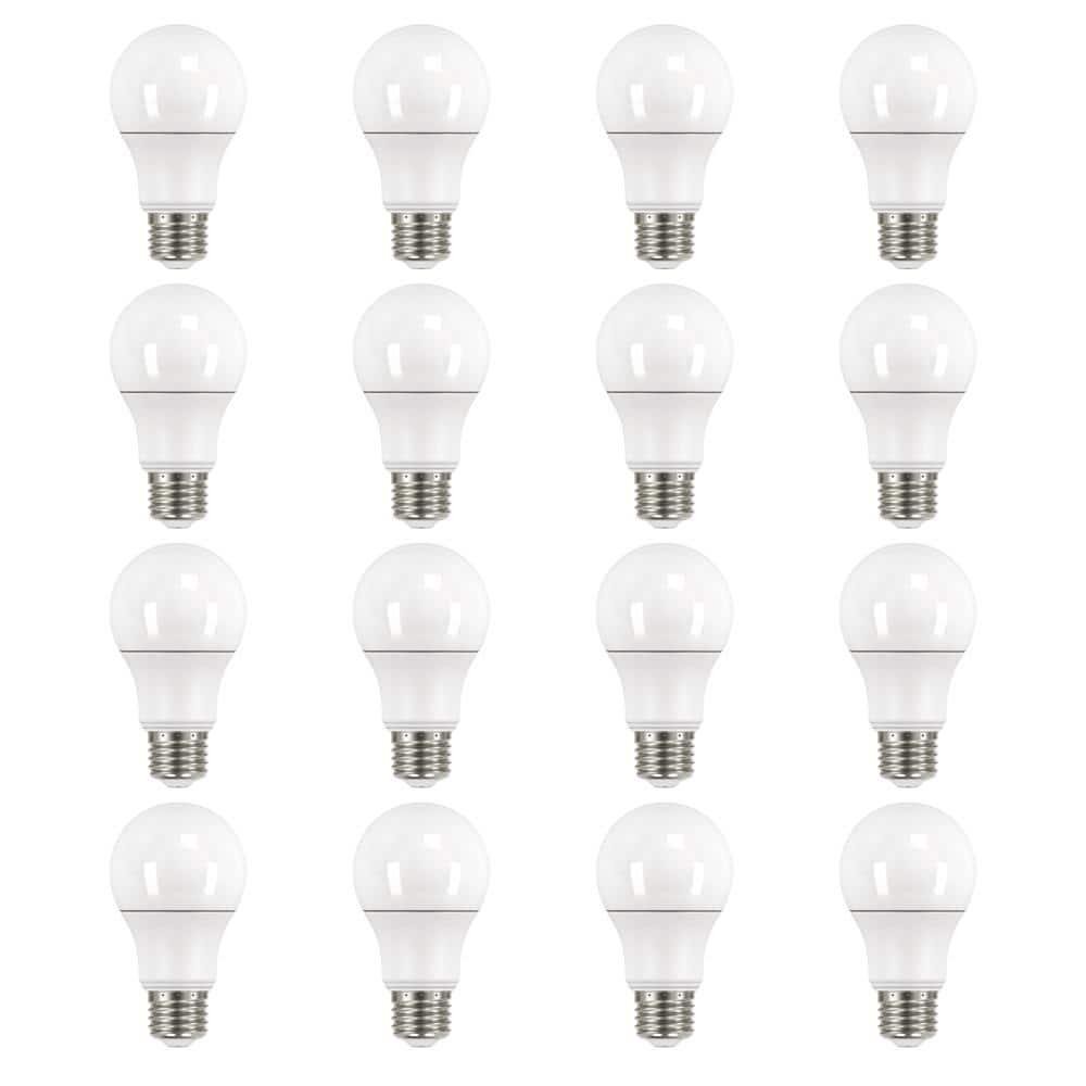 60-Watt Equivalent A19 Non-Dimmable LED Light Bulb Daylight 5000 (8-Pack)