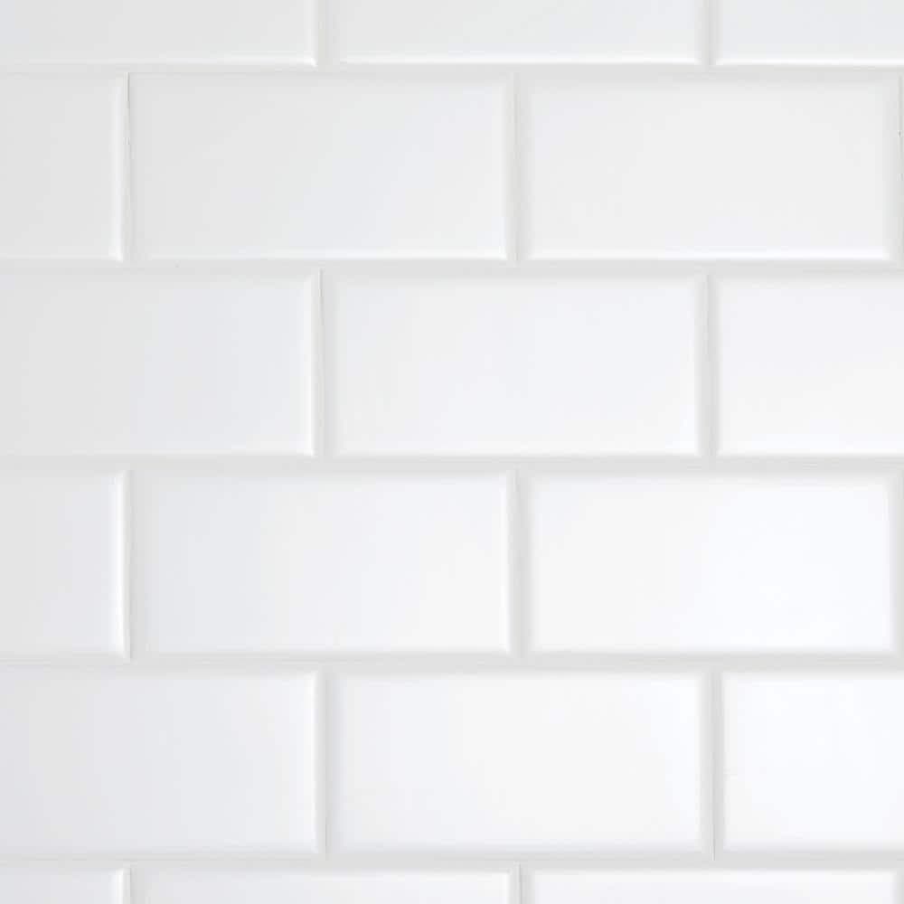 Restore 3 in. x 6 in. Ceramic Bright White Subway Tile (12.5 sq. ft. / Case)
