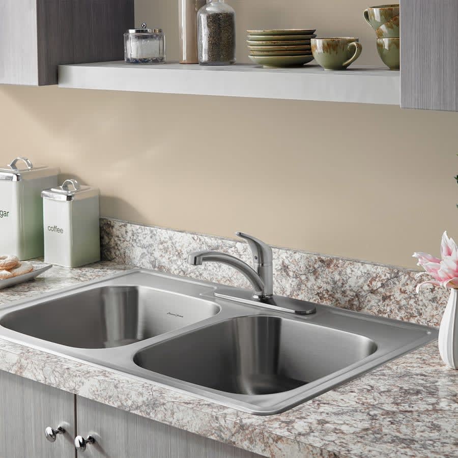 Colony Pro Single Handle Kitchen Faucet - Includes Escutcheon Plate