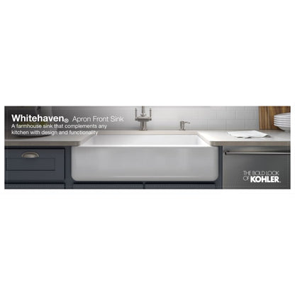 Whitehaven 23-1/2" Undermount Single Basin Cast Iron Kitchen Sink