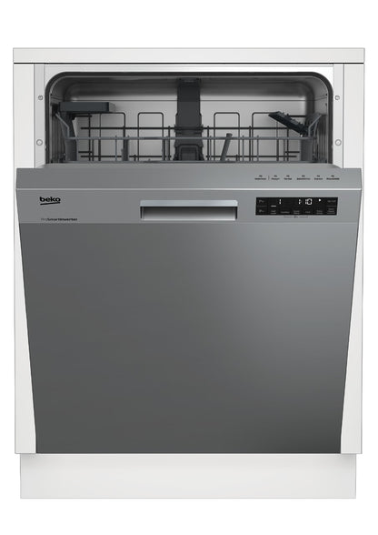 Tall Tub Stainless Steel Dishwasher, 14 place settings, 48 dBa, Front Control